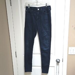 Guess Eco Skinny Stretchy Slimmering Women's Dark Blue Jeans Size 26